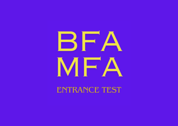 BFA MFA BVA MVA Entrance Test prep