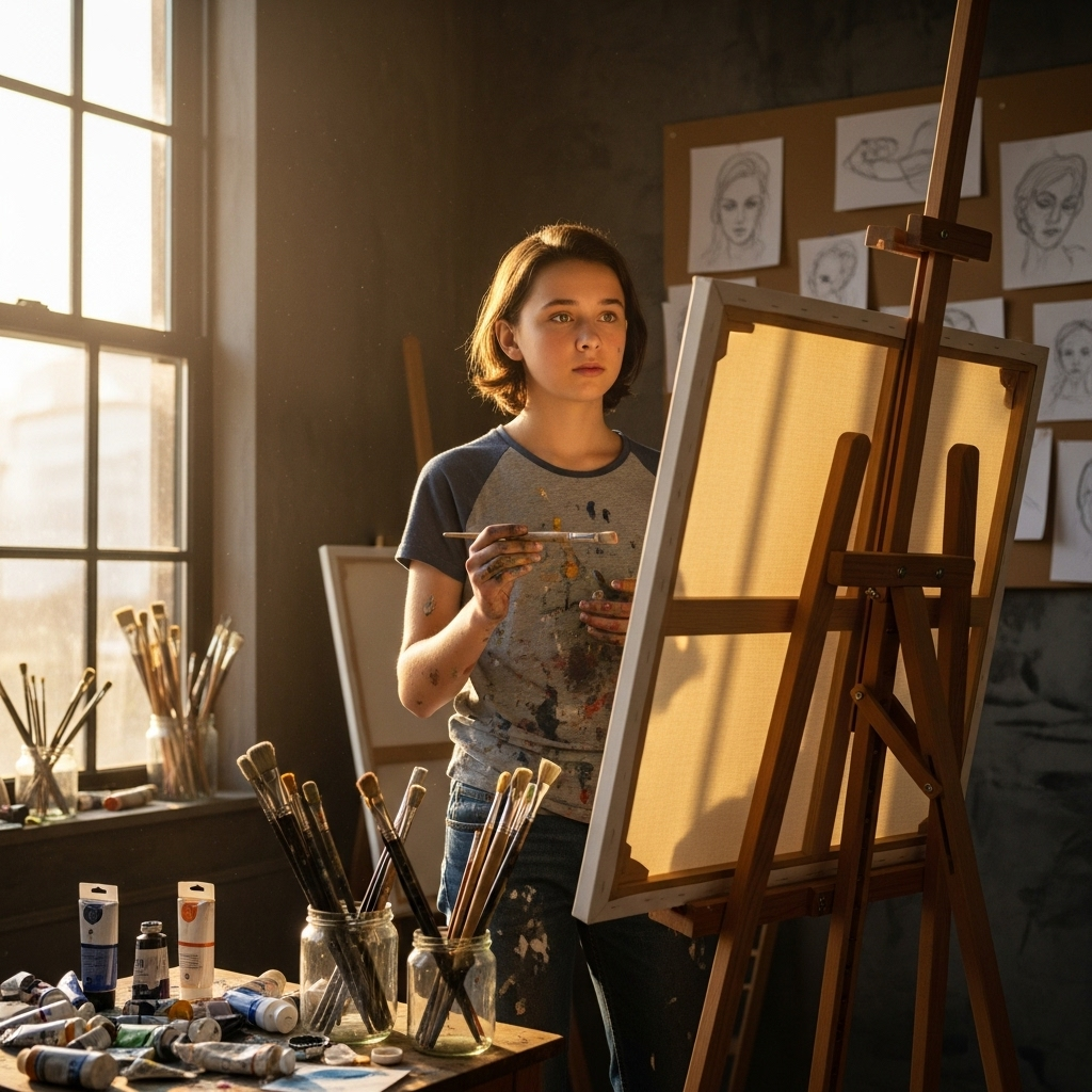 Large Canvas Painting