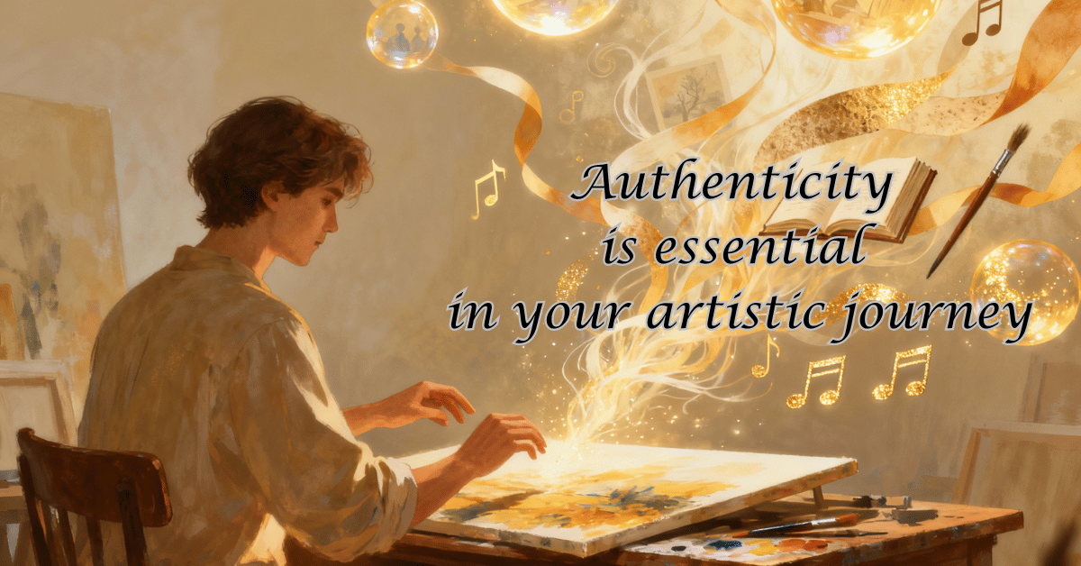 Hey Artist! Authenticity is essential in your artistic journey ...