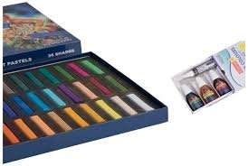 Soft pastel landscape artwork