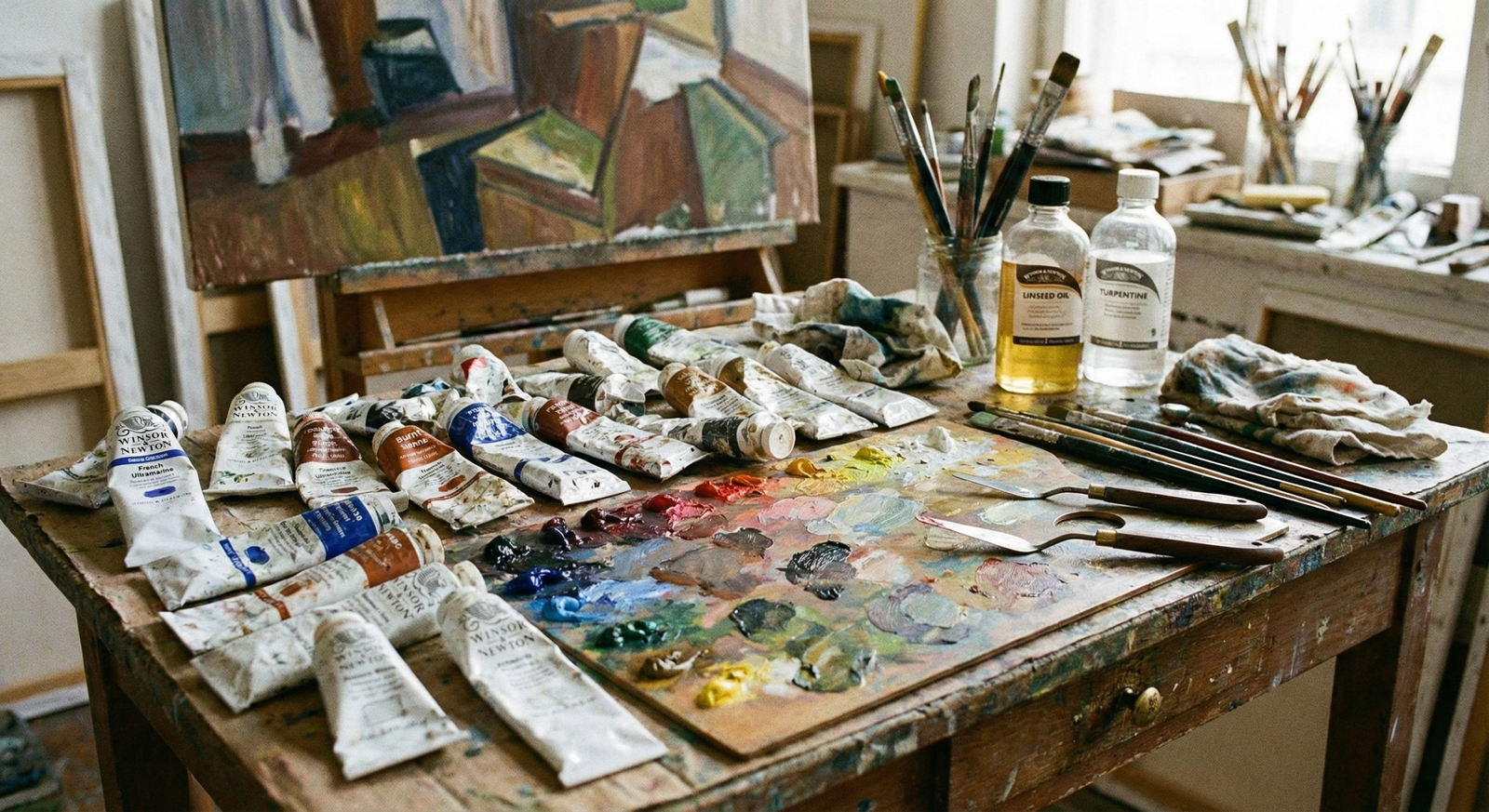 Oil painting realistic artwork