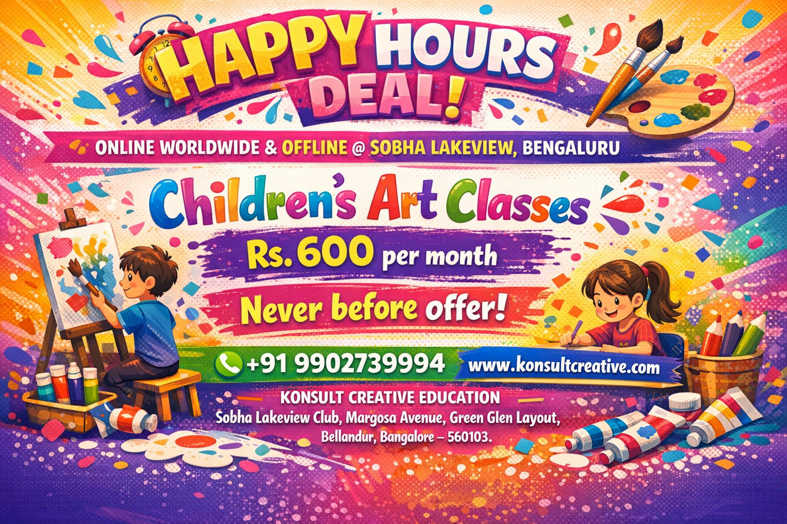 Children Happy Hour Deal